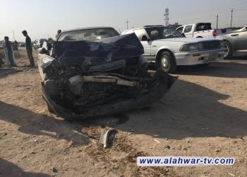 مصدر في شرطة ذي قار:إصابة شخصين واحتراق عجلة بحادث تصادم جنوب الناصرية